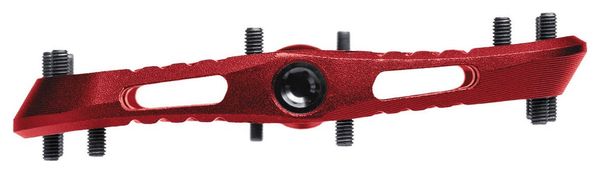 Pedali OneUp Wave Flat Rosso