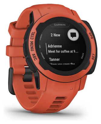 Reloj deportivo Garmin Instinct 2S rojo