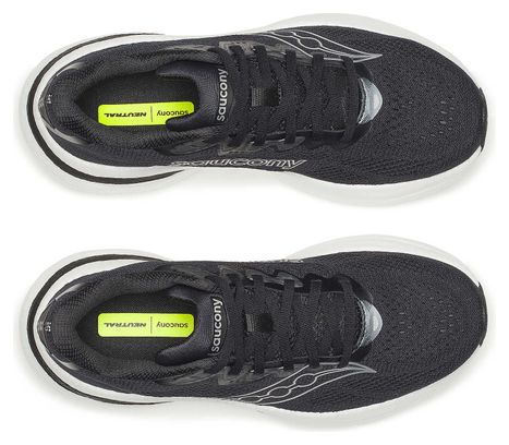 Saucony Ride 19 Laufschuhe, groß, schwarz/silber, Damen