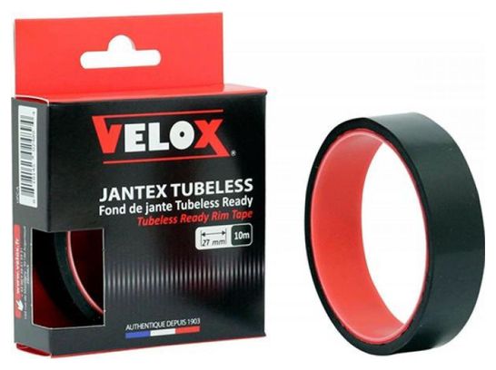 FOND DE JANTE TUBELESS VELOX 37MM ROUE LARGEUR 35C (ROULEAU DE 10M)