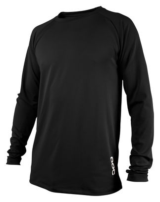 Camiseta Manga Larga POC Essential DH Negro