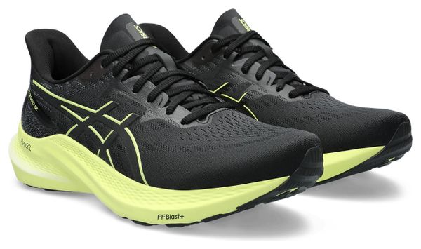 Chaussures de Running Asics GT-2000 12 Noir Jaune Homme