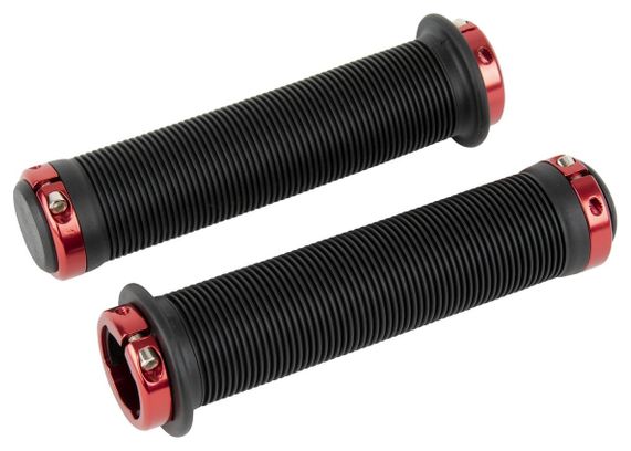 Position One BMX grips 145mm Black/Red