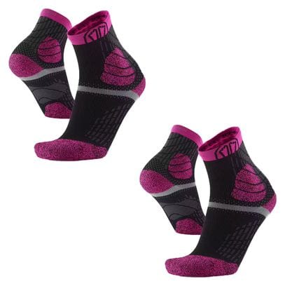 Chaussettes de Trail Running avec renforts. Lot de 2 paires - Trail Protect