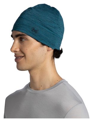 Cappellino Buff in lana merino leggera, blu