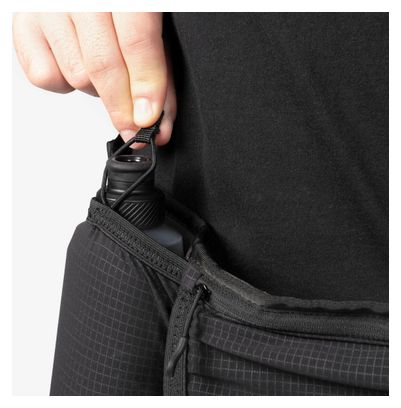 Kiprun 500 2x250ml Black Running Hydration Belt