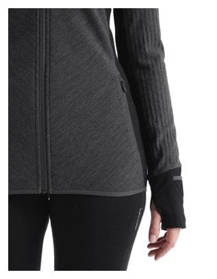 Icebreaker Descender Baselayer Grey Donna