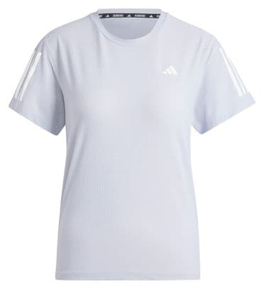 Maillot manches courtes adidas Own The Run Gris Femme