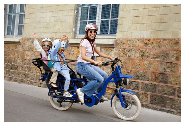 Vélo Cargo GAYA  L'Original Le Long  Moka  Pack Enfants