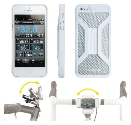 TOPEAK RIDECASE Support Case II for iPhone 4 &amp; 4S White