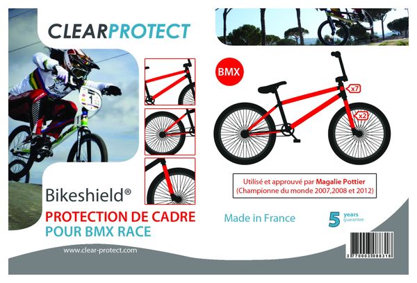 CLEARPROTECT Invisible Protections BMX Frame Kit