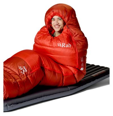 RAB Alpine-18°C-slaapzak - rood