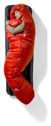RAB Alpine-18°C-slaapzak - rood