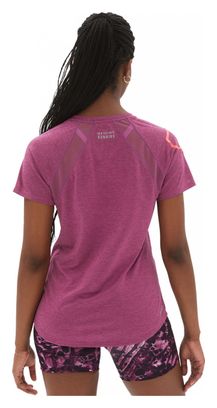 Maillot manches courtes New Balance Impact Run Femme Violet