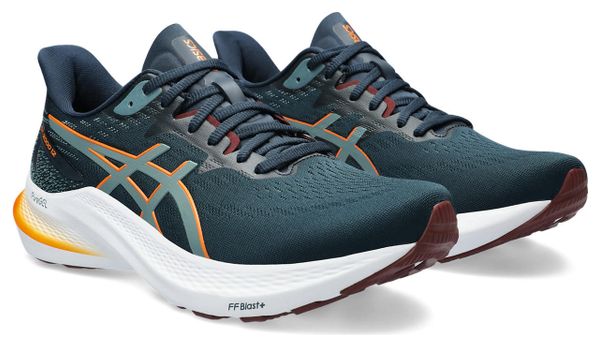 Running Shoes Asics GT-2000 12 Bleu Orange Homme