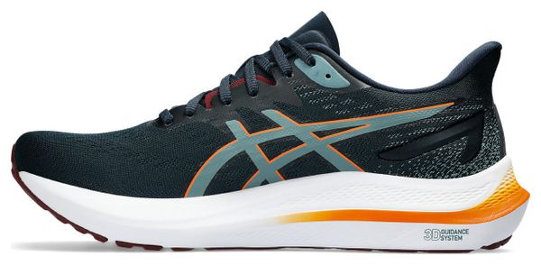 Chaussures de Running Asics GT-2000 12 Bleu Orange Homme