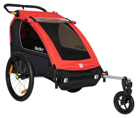 Burley Honey Bee Tandem Child Trailer Red