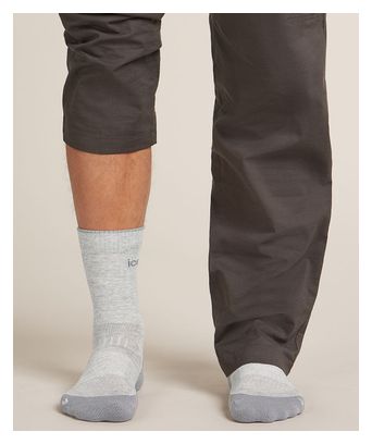 Calcetines Icebreaker Hike+ Crew Light Gris para hombre