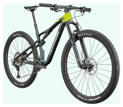 VTT Tout-Suspendu Cannondale Scalpel 3 Carbon 29'' Shimano Deore/XT 12V Gris/Vert