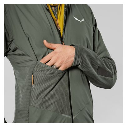 Polaire Salewa Pedroc Wind Vert Homme