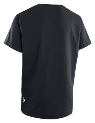 ION Logo DR Maglia a maniche corte MTB Black Kids