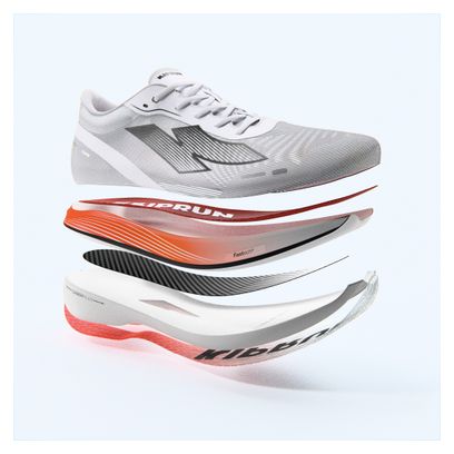 Scarpe da corsa Kiprun Kipstorm Challenger Bianco/Rosso