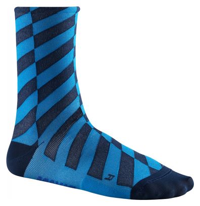 Mavic Socks Graphic Mosaic Sock Hawaiian O / Poseidon / Dark Blue
