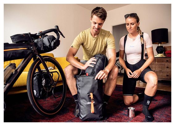 Ortlieb Gravel-Pack 29L (2x14,5L) QL2.2 Par de bolsas para bicicleta Negro mate