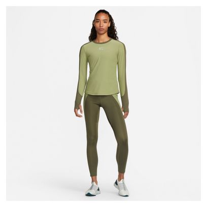 Damen Nike Air Dri-Fit Langarmshirt Khaki