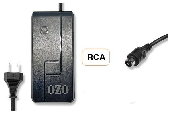 Chargeur 36V 2A pour batterie Lithium de vélo électrique prise RCA