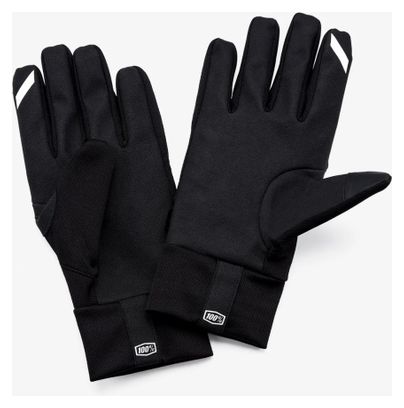 100% Hydromatic Black Long Gloves