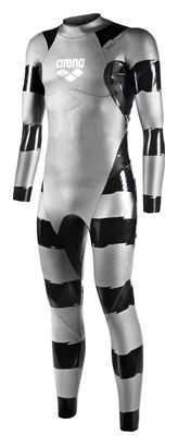 Women's Arena SAMS Carbon Neoprene Wetsuit Silver Black 