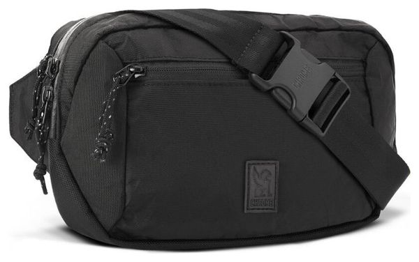 Chrome Ziptop Waistbag Chrome Crossbody Bag
