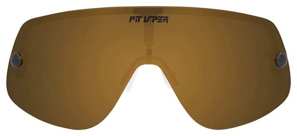 Ein Paar Pit Viper The Polarized Limousine Brillen Gold/Braun