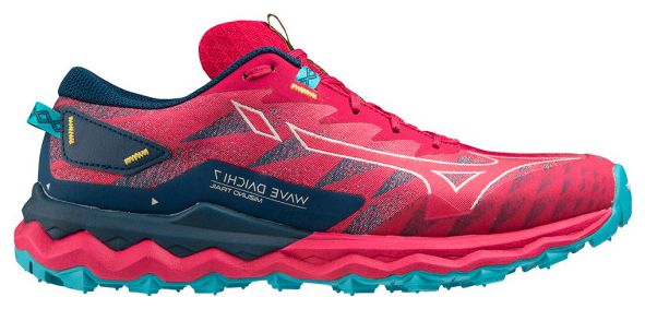 Trail Running Shoes Mizuno Women's Wave Daichi 7 Red Blue