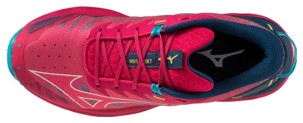 Trail Running Shoes Mizuno Women's Wave Daichi 7 Red Blue