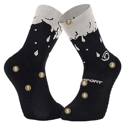 Paire de Chaussettes BV Sport Trail Ultra Collector Nutrisocks Oktobersocks Noir