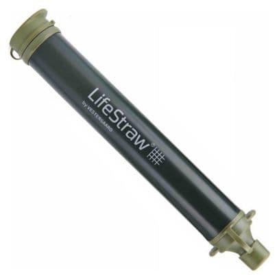 LifeStraw Go2  filtre d'eau bouteille avec paille de filtre intégrée gris