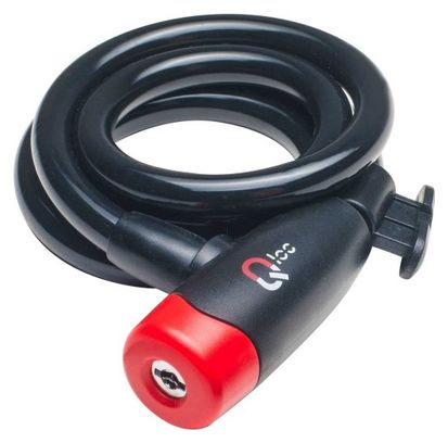Qloc Security SPK-10-150 Cable Lock | 10 x 1500 mm + Support