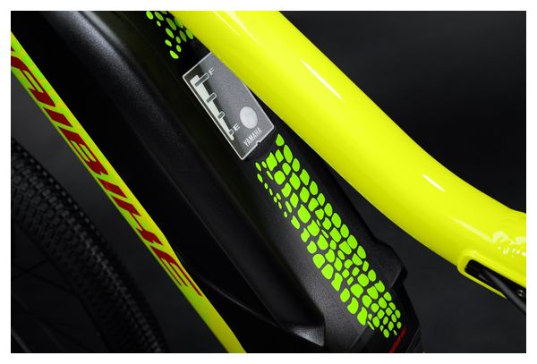 Wiederaufgearbeitetes Produkt - Haibike AllTrack Kids Kinder Elektro-Mountainbike Shimano Altus 9V 400 Wh 24'' Lime Yellow 2023 9 - 12 Jahre