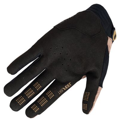 Fox Defend Lange Handschuhe in den Farben Brown Sugar und Beige