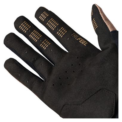 Fox Defend Lange Handschuhe in den Farben Brown Sugar und Beige