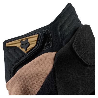 Fox Defend Lange Handschuhe in den Farben Brown Sugar und Beige