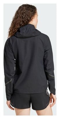 Wasserdichte Jacke adidas Terrex Xperior Light Rain Schwarz Damen