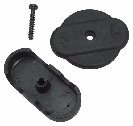 Paire d'Attaches Fixe Porte-Bagage Klickfix KORBfix II Noir