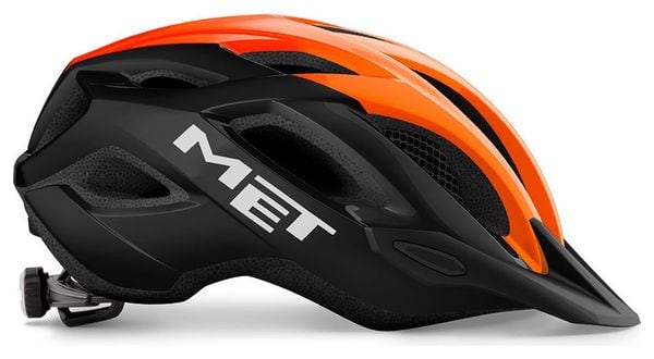 Met Crossover All-Moutain Helmet Black Glossy Orange 2021