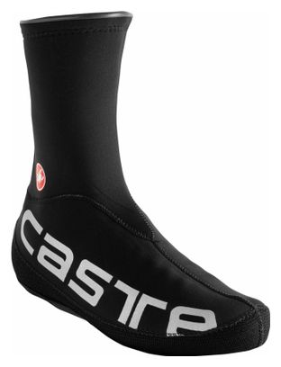 Castelli Diluvio UL Schoenovertrekken Zwart / Zilver Reflex