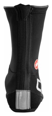 Castelli Diluvio UL Schoenovertrekken Zwart / Zilver Reflex