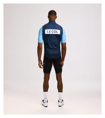 Heren mouwloos Winddicht vest Le Col Sport Logo Blauw