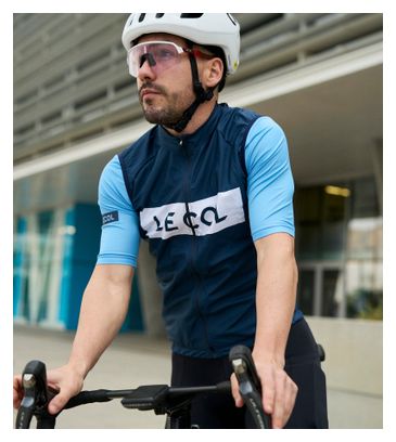Heren mouwloos Winddicht vest Le Col Sport Logo Blauw